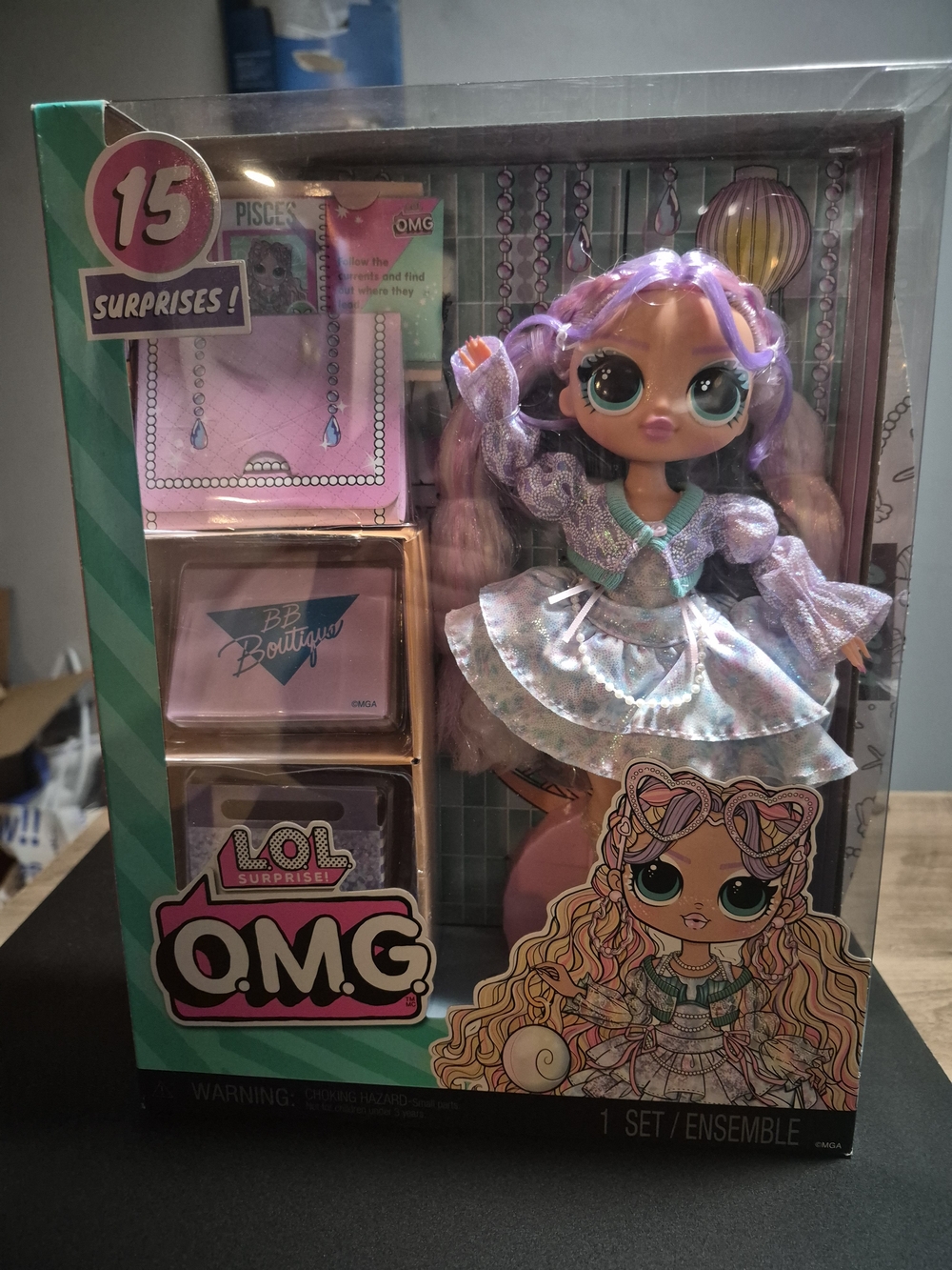 L.O.L. Surprise! O.M.G. Doll – Pastel Purple Fashion Doll